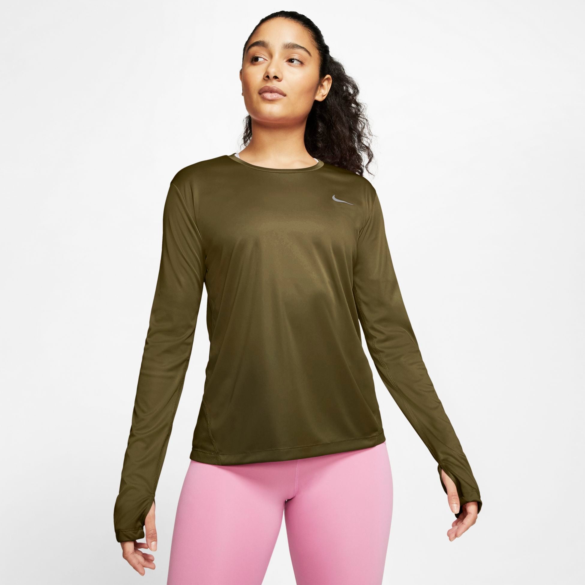 NIKE W NK MILER TOP LS pÃ¥ stadium.se